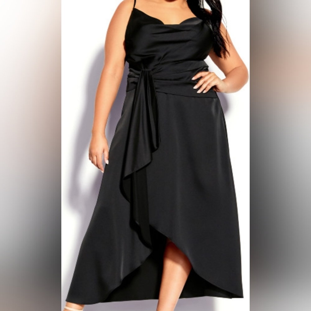 NWT City Chic Black Simplicity Dress